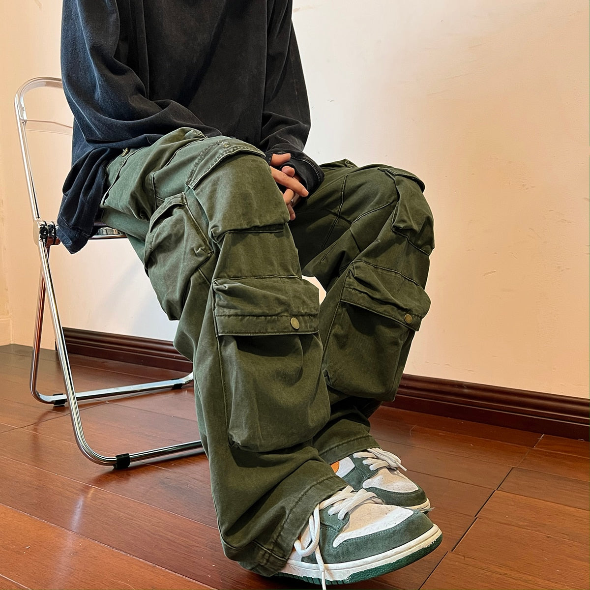 Multi-Pocket Cargo Pants Harajuku Streetwear