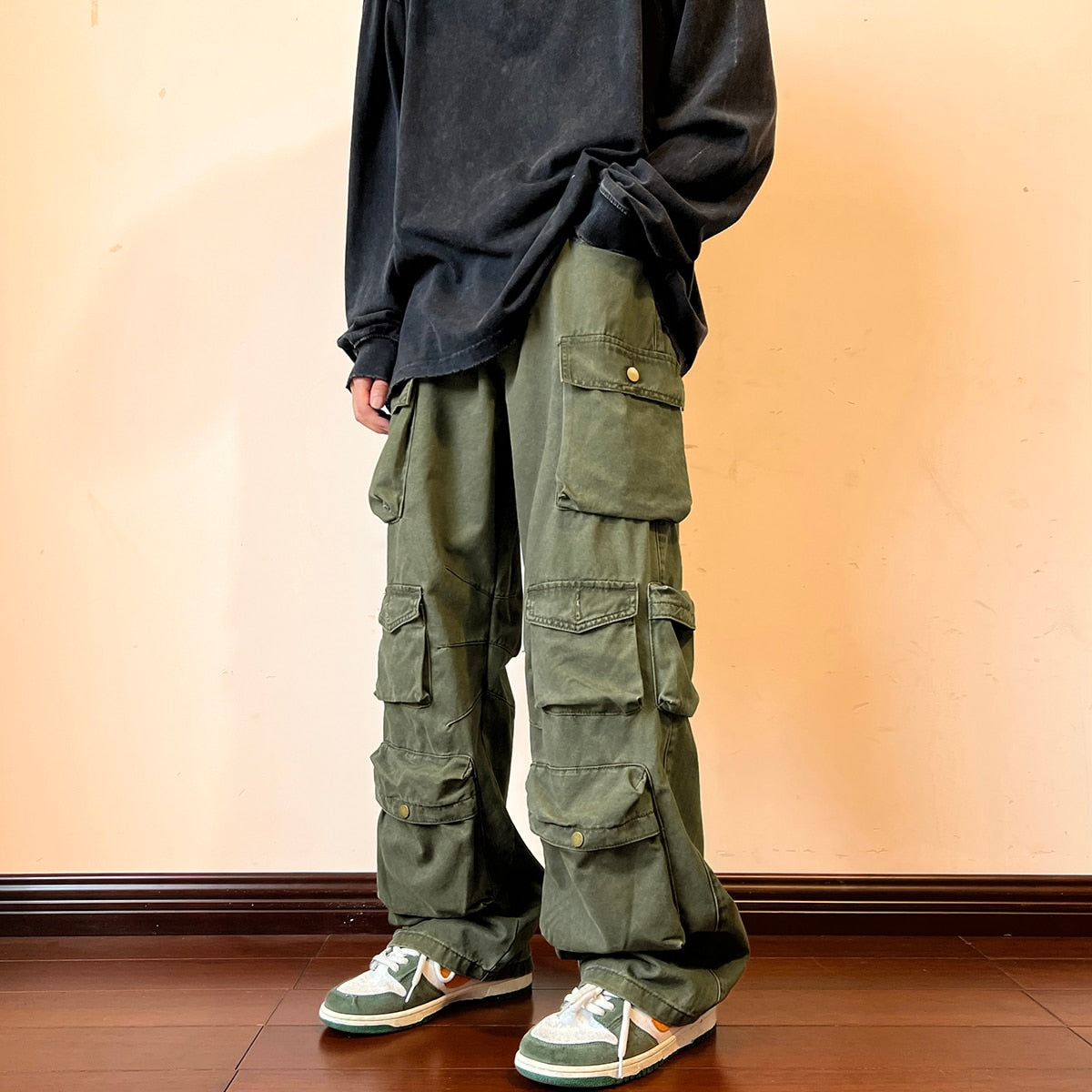 Multi-Pocket Cargo Pants Harajuku Streetwear