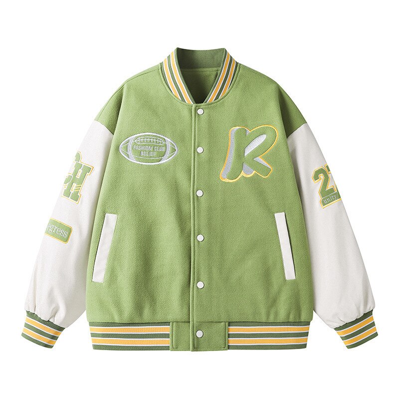 Oversize Unisex Baseball Jacket