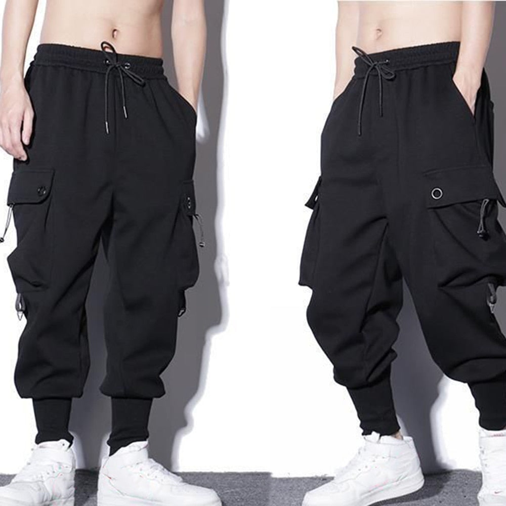 Loose Pants Men Cargo Trousers Pant Fashion Streetwear Pocket Sweatpants