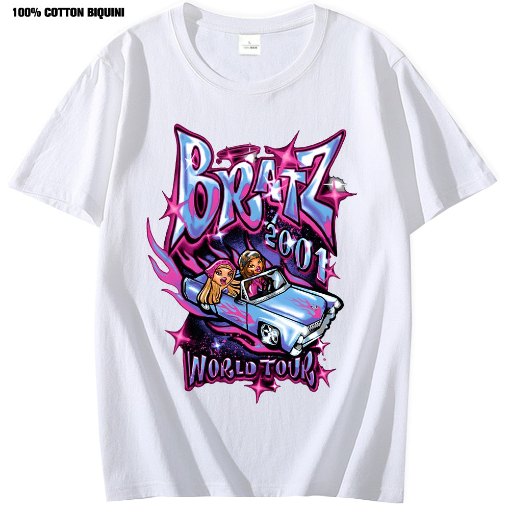 Bratz Oversized Graphic Tee Streetwear Y2K