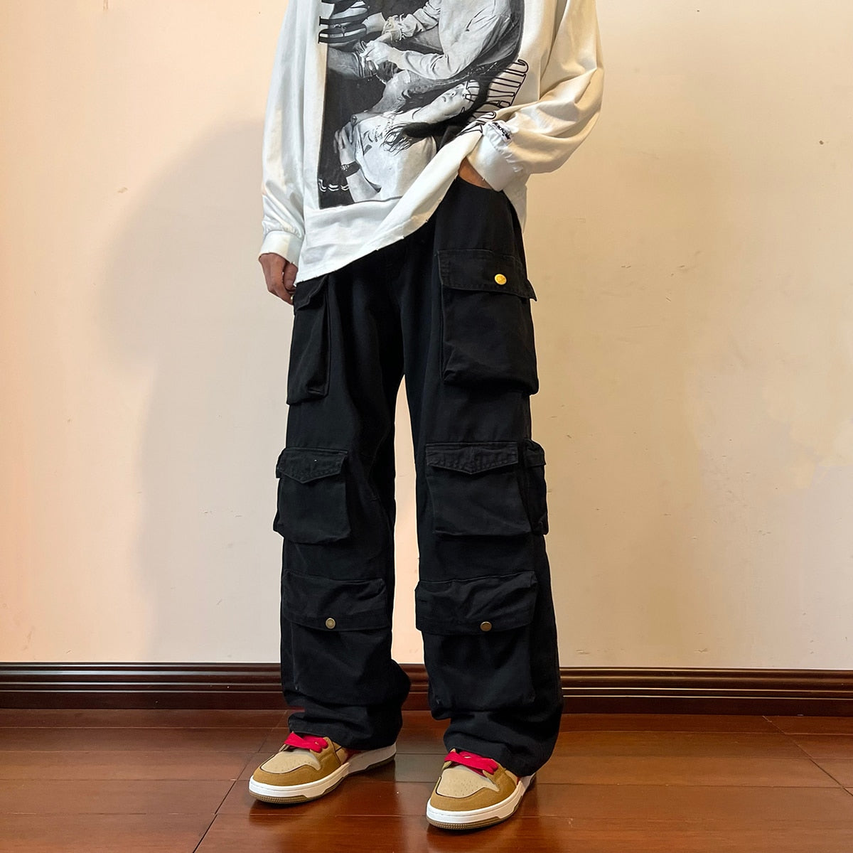 Multi-Pocket Cargo Pants Harajuku Streetwear