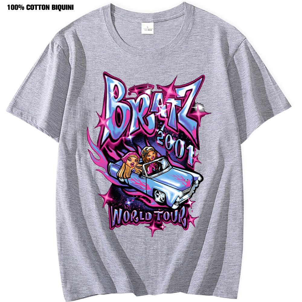 Bratz Oversized Graphic Tee Streetwear Y2K