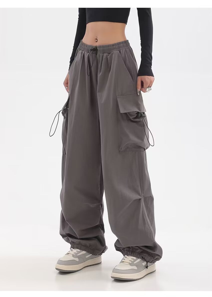 Women Cargo Pants Oversized Baggy Trousers Streetwear