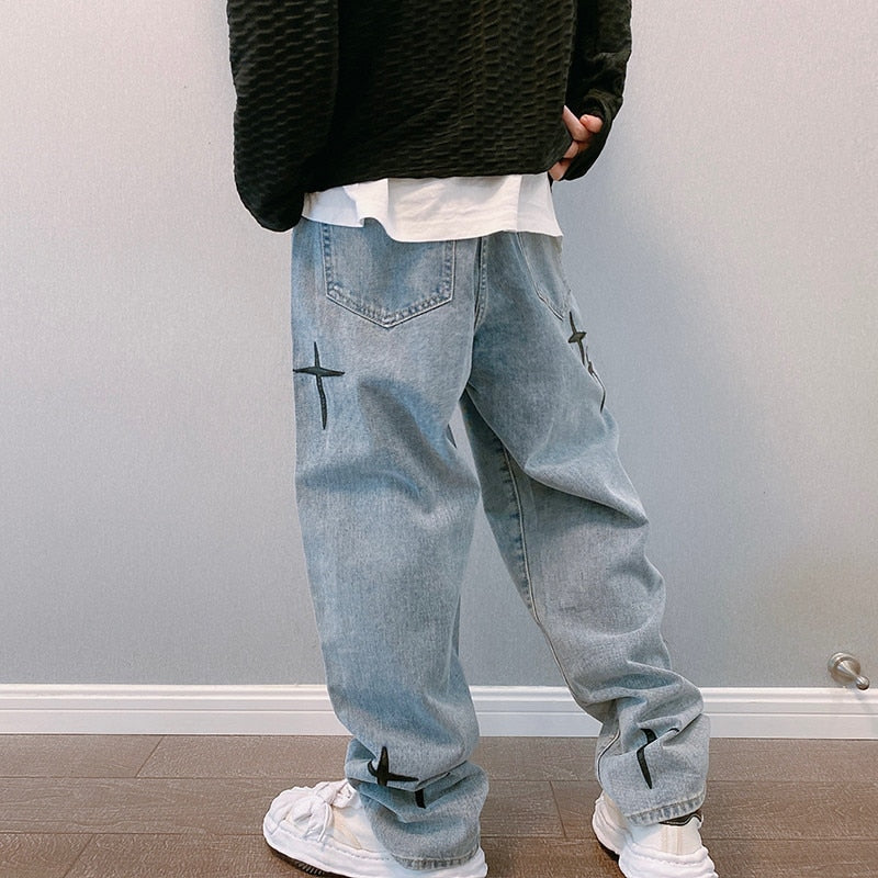 Loose Baggy Jeans, Korean Fashion